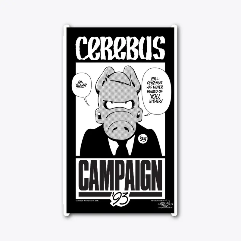 Cerebus Classic 93 Campaign